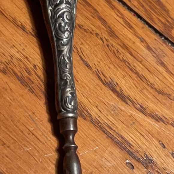 Antique beautifully ornate Sterling Silver Victorian Era 🎩 Boot / Button Hook - Picture 15 of 16
